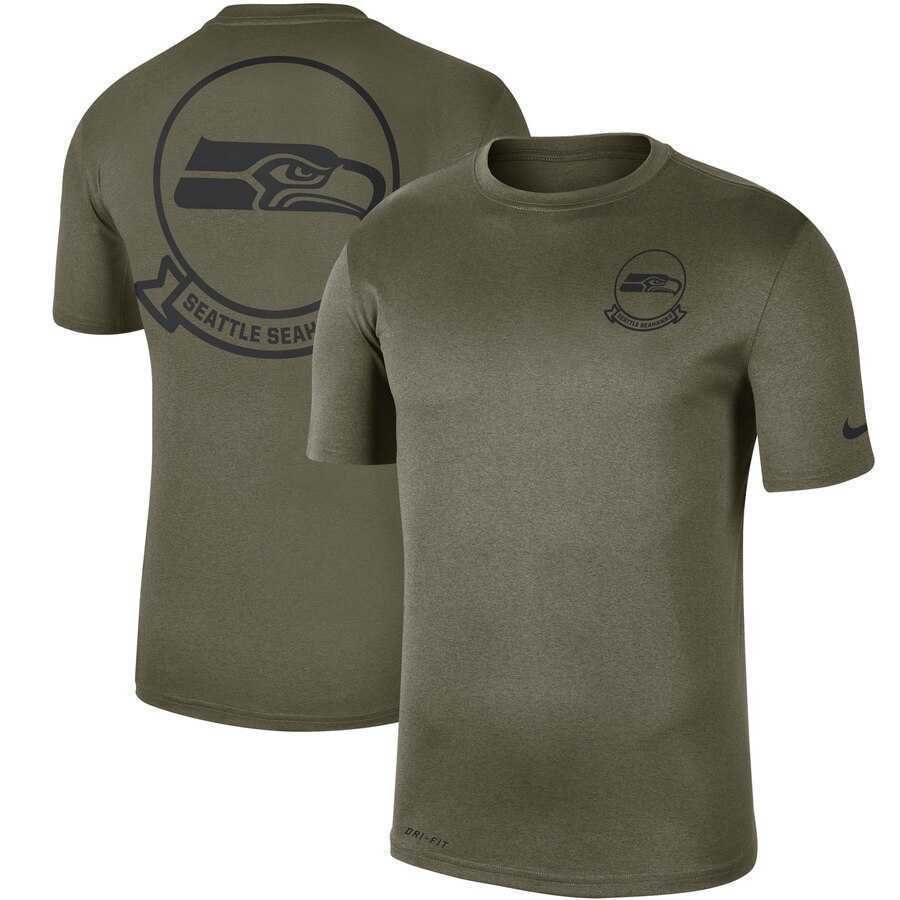 Men's Seattle Seahawks Nike Olive 2019 Salute to Service Sideline Seal Legend Performance T Shirt,We sell and wholesale Men's Seattle Seahawks Nike Olive 2019 Salute to Service Sideline Seal Legend Performance T Shirt on line form chian!